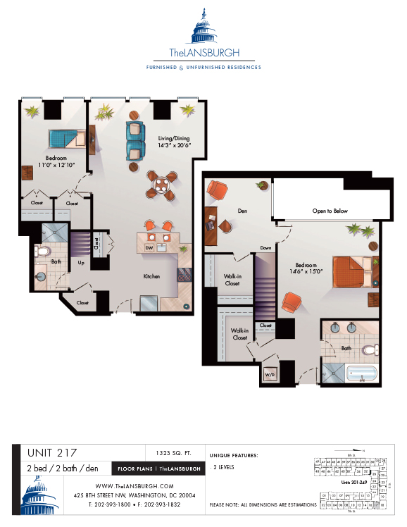 Featured Apartments & Floor Plans The Lansburgh