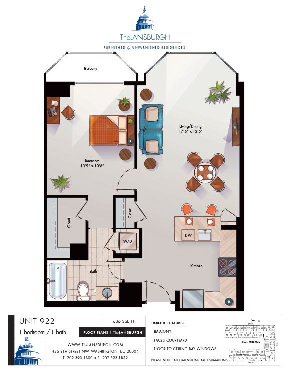 Featured Apartments & Floor Plans The Lansburgh